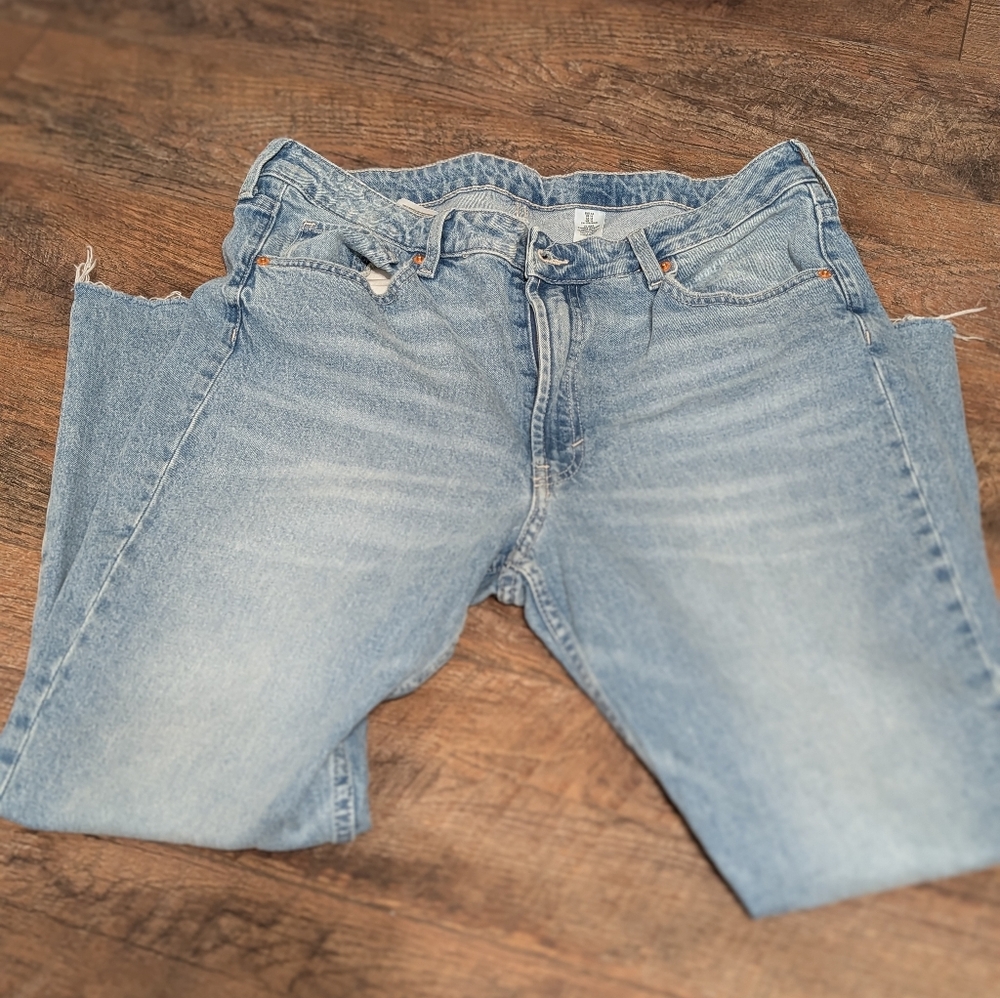 H&M Women's Light Blue Flare Jeans